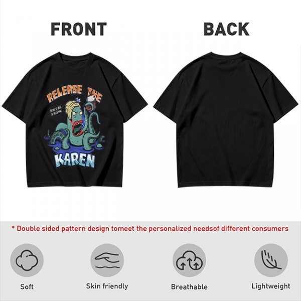 Release The Karen Octopus Graphic T-Shirt
