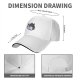 Black Baseball Cap With Sleeping Cat Graphic Print
