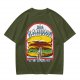 Olive T-Shirt with Big Kahuna Burger Graphic Print