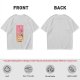 Olive T-Shirt With Ramen Tarot Card Style Graphic Print