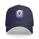Black Baseball Cap With Fantasy Moonlit Character Art Print