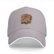 Black Baseball Cap With Japanese Themed Graphic Print