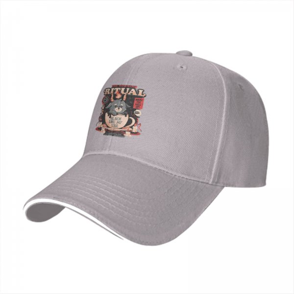Black Like My Soul Morning Ritual Graphic Baseball Cap