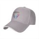 Black baseball cap with 'your opinion is irrelephant' cute elephant graphic