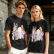 Olive T-shirt with Bored Unicorn Graphic Print