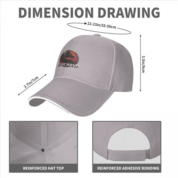 Black baseball cap with Dracarys dragon logo design