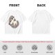 Olive Green T-Shirt with Cute Sleeping Otter Graphic