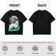 Olive T-Shirt With Wolf Warrior And Moon Forest Art Print