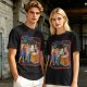 Olive graphic t-shirt with 'Sell Your Soul' kids stand print