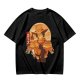 One Piece Portgas D. Ace Graphic Olive T-Shirt