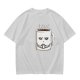 Oversized Army Green T-Shirt With Tired Coffee Mug Graphic