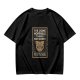 Olive T-Shirt With 'I've Done Horrible Things For Money' Cat Work Print