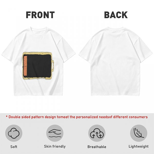 Olive Green T-Shirt With Distressed Retro TV Graphic Print