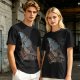 Owl Wizard With Spell Book Graphic Tee