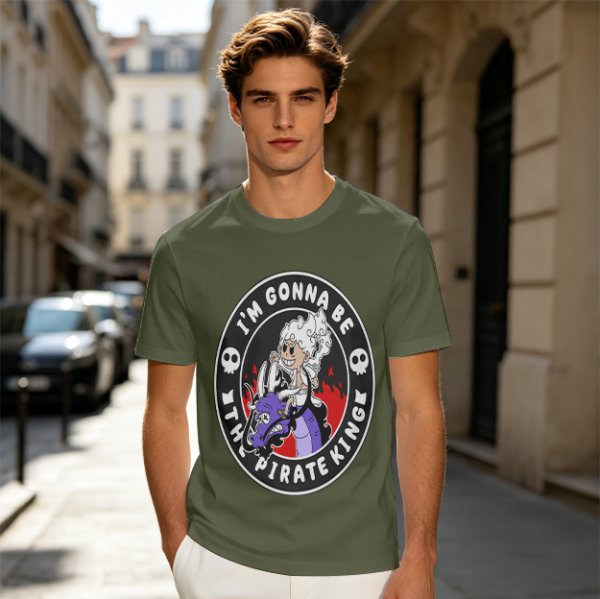 I'm Gonna Be The Pirate King Anime Graphic T-Shirt