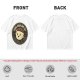 Olive green t-shirt with encouraging coffee character graphic and motivational text
