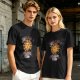 Olive t-shirt with Vitamin D sun graphic print