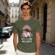 Olive T-Shirt With Grumpy Unicorn 50% Magic 50% Done Print