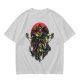 Olive T-Shirt With Dark Fantasy Villain Character Art Print