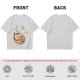 Olive Green T-Shirt With Ramen Bowl Graphic Print