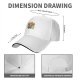Black baseball cap with Dark Souls themed graphic print