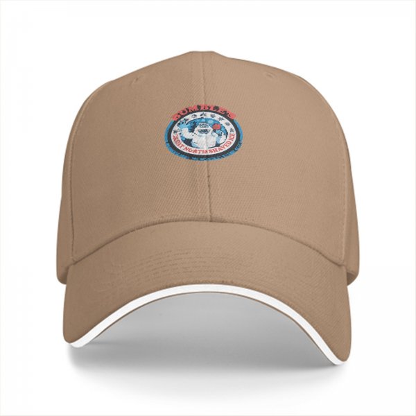 Black baseball cap with Bumble's shaved ice yeti graphic