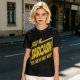 Olive t-shirt with 'Help Me Sarcasm You Are My Only Hope' print