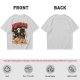 Olive green graphic t-shirt with playful pupperoni pizza dog design