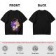 Olive T-Shirt With Cute Fantasy Bird Family Print
