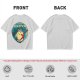 Olive T-shirt with Totoro Neighbor Graphic Print