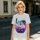 Olive T-Shirt With Galaxy Ramen Bowl Kawaii Graphic