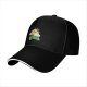 Black baseball cap with cute sun graphic and 'Will I Ruin This Day?' text