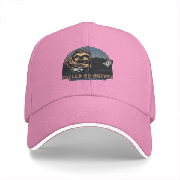 Sloth Fueled By Coffee And Mild Resentment Baseball Cap