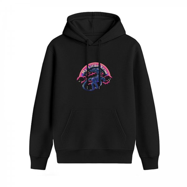 My Little Xeno Graphic Black Hoodie