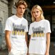 Olive Green T-Shirt With Vacation And Five Star Graphic Print