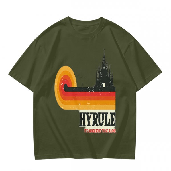 Hyrule Retro Castle Graphic T-Shirt For Fans