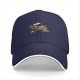 Black Baseball Cap With Colorful Halloween Witch Graphic Print