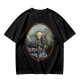 Olive Green T-Shirt With Legendary Hero Art Print