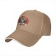Black Baseball Cap With Employee Of The Month Grim Reaper Print