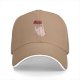 Black baseball cap with a ghost holding a 'Be Paranormal' sign