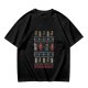 Olive T-Shirt With Final Fantasy Christmas Themed Pixel Art Print