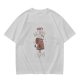 Olive Green T-Shirt With Don't Worry Cute Capybara Graphic