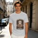 Olive t-shirt with grumpy cat holding boxes and text 'Forget Gifts Give Me A Reason To Live'