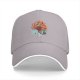 Black Baseball Cap With Elemental Fire And Water Art Print