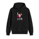 Black hoodie with Kirby holding cake and 'Calm Down' text