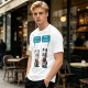 Olive t-shirt with pandas discussing life beyond eating and sleeping