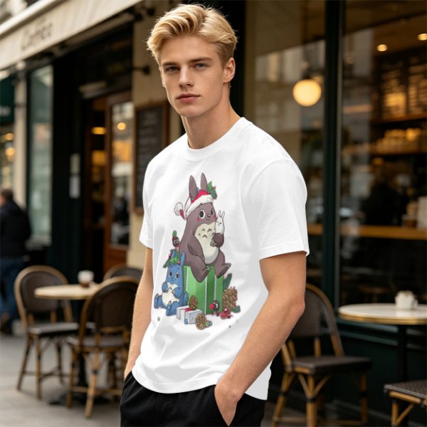 Christmas Totoro and Friends Graphic Tee