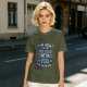 Olive graphic t-shirt with funny food and wine quote design