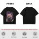 Olive T-shirt with One Piece Roronoa Zoro Three Sword Style Print