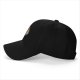 Black Baseball Cap With Retro Ramen Bowl Graphic Design